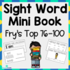 Sight Word Books: Fry's 76-100 Sight Words