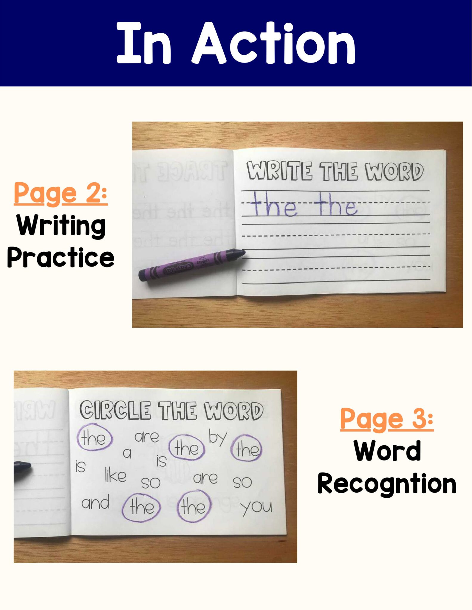 Fry's First 100 Sight Word Books Packet