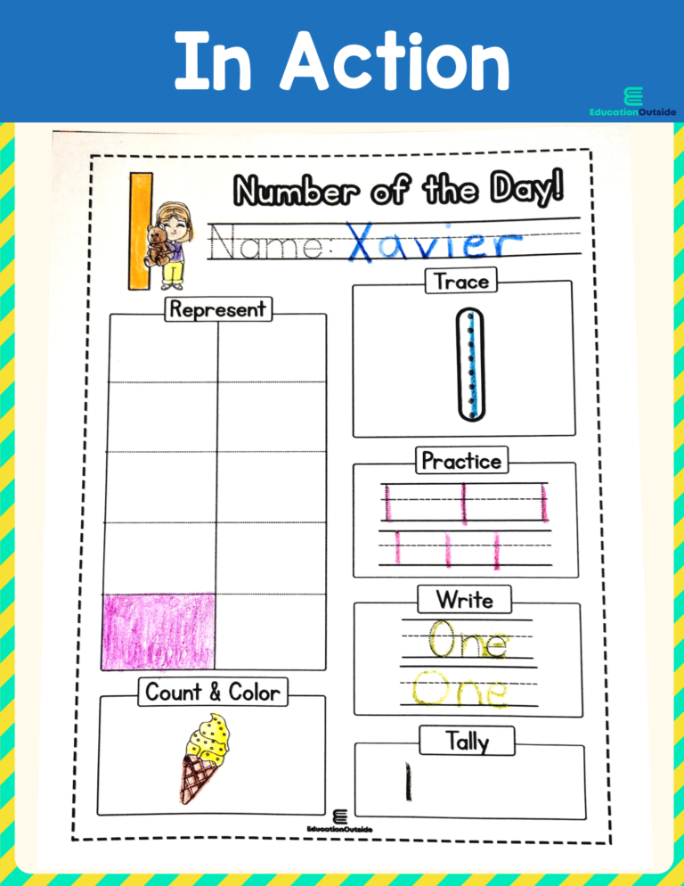 Number Practice Packet Printables: 0-20