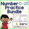 Number Practice Packet Printables: 0-20
