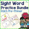 Sight Word Practice Packet (Dolch Pre-Primer Words)