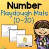 Number Playdough Mats: 0-20 - Identification & Fine Motor Enhancement