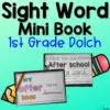 1st Grade Dolch Sight Word Mini Books (Color and B&W Versions Included)