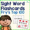 Sight Word Pocket Flashcards: Fry's Top 100