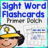 Sight Word Pocket Flashcards: Dolch Primer