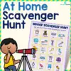 At Home Scavenger Hunt - Stay Busy & Have Fun!