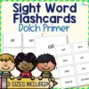 Dolch Primer Sight Word Flashcards - 3 Sizes Included!