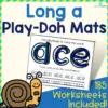 Long a Play-Doh Mats -  185 Worksheets Included!