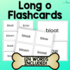 Long o Flashcards - No Prep - Print and Practice