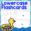 Lowercase Flashcards - 3 Sizes Included!