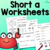 Short Vowel a Worksheets - No Prep - Print and Practice