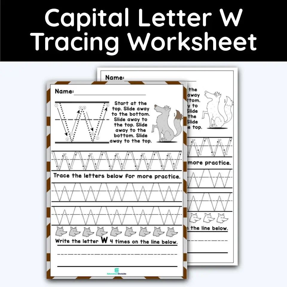 Capital Letter X Tracing Worksheet