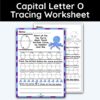 Capital Letter O - Tracing Worksheet