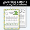 Lowercase Letter a - Tracing Worksheet