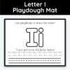 Letter I - Playdough Mats