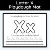 Letter X - Playdough Mats