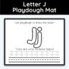 Letter J - Playdough Mats