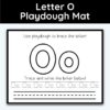 Letter O - Playdough Mats
