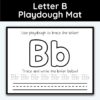 Letter B - Playdough Mats