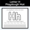 Letter H - Playdough Mats