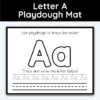 Letter A - Playdough Mats