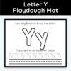 Letter Y - Playdough Mats