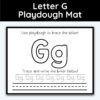 Letter G - Playdough Mats