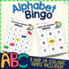 Alphabet Bingo - 8 and 24 Square Grids Included!