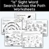 is Sight Word Search Across The Path Worksheet