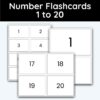 Number Cards 1-20 | 3 Sizes Included!!