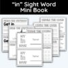 in Sight Word Mini Book