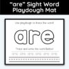 are Sight Word Playdough Mat