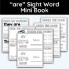 are Sight Word Mini Book