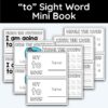 to Sight Word Mini Book