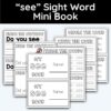 see Sight Word Mini Book