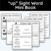 up Sight Word Mini Book