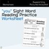 you Sight Word Reading Practice Worksheet