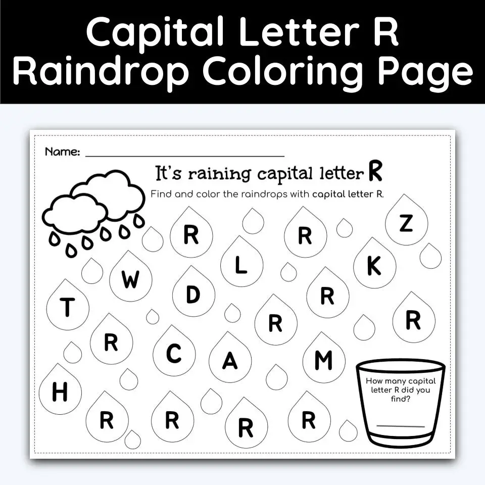 capital letter i coloring pages