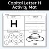 Capital Letter H - Alphabet Activity Mat