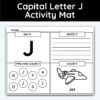 Capital Letter J - Alphabet Activity Mat