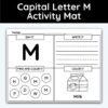 Capital Letter M - Alphabet Activity Mat
