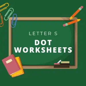 Letter S Dot Worksheets