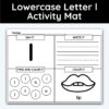 Lowercase Letter l - Alphabet Activity Mat