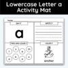 Lowercase Letter a - Alphabet Activity Mat