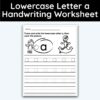 Lowercase Letter a - Tracing Worksheet - 3 Pack