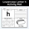 Lowercase Letter h - Alphabet Activity Mat