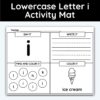 Lowercase Letter i - Alphabet Activity Mat