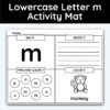 Lowercase Letter m - Alphabet Activity Mat