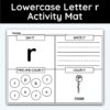 Lowercase Letter r - Alphabet Activity Mat