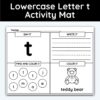Lowercase Letter t - Alphabet Activity Mat
